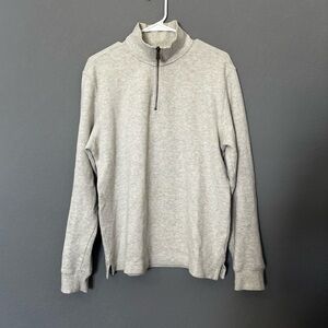 Rodd & Gunn Light Gray Quarter Zip-Up Sweater